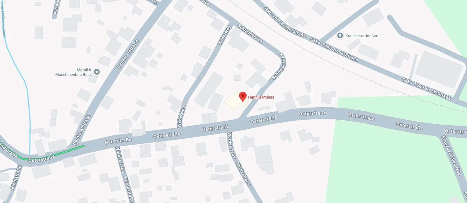 Karte Osterstraße 15, 26847 Detern